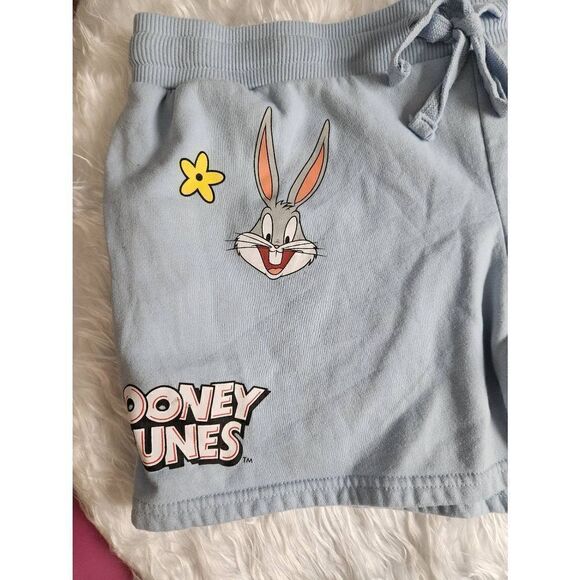 Looney Tunes XXL 19, light blue shorts with Tweety, Bugs Bunny, and Sylvester. - Picture 3 of 9